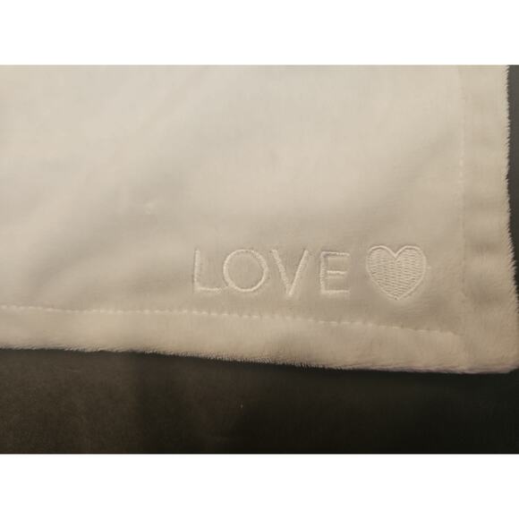 Bella Tunno Poetic Plush Striped Pink Bear Love Heart Security Blanket/Lovey HTF - Picture 4 of 8